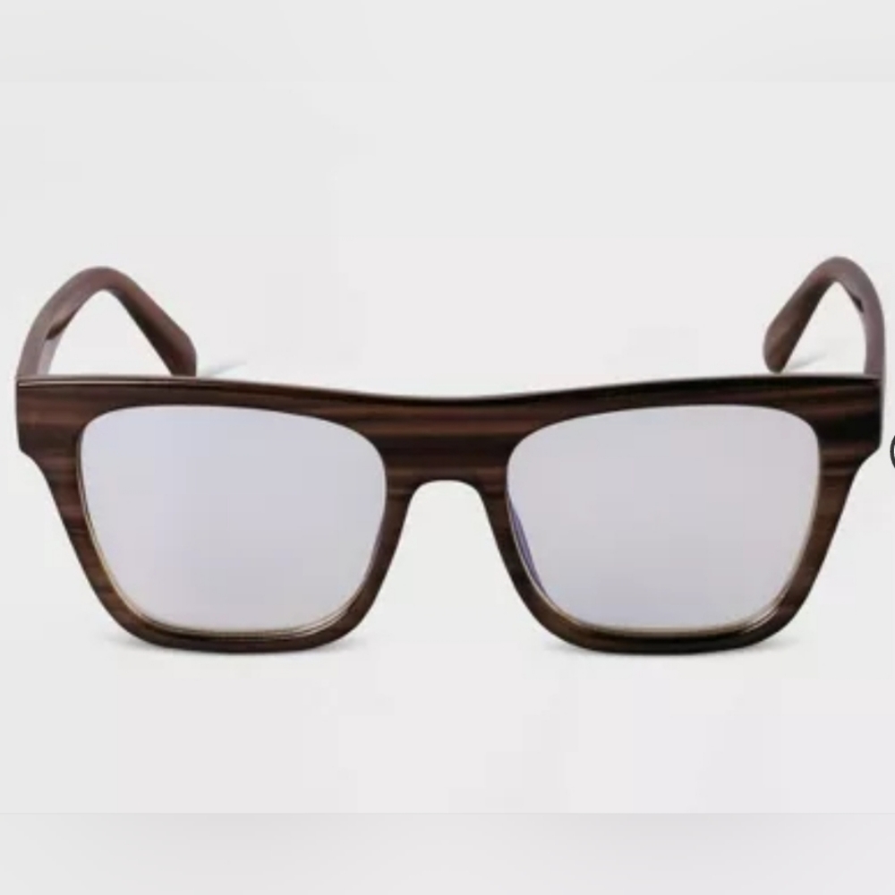 Women's Retro Square Blue Light Filtering Glasses - A New Day™